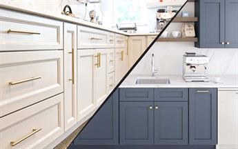 Emerald Blue & Trillion White